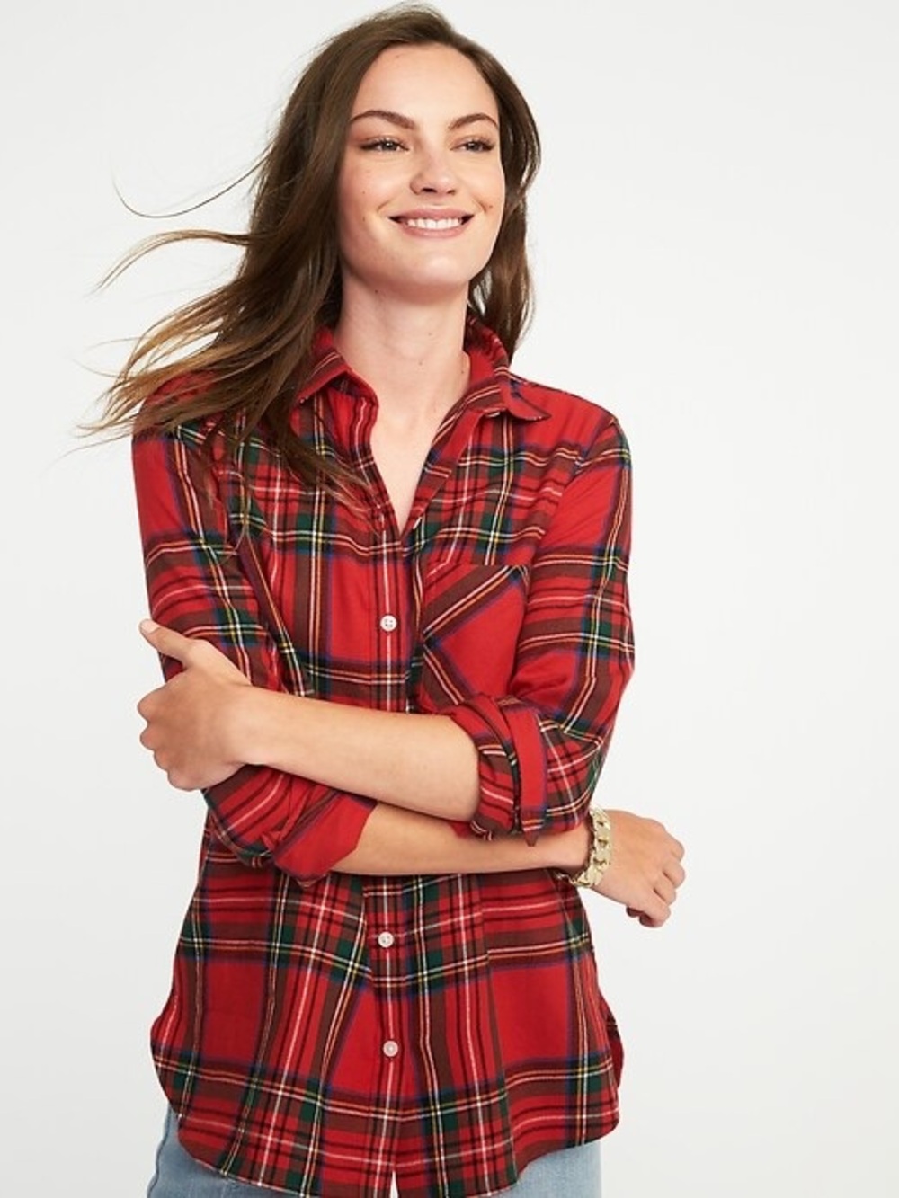 MClassic Flannel Shirt for Women